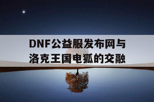 DNF公益服发布网与洛克王国电狐的交融